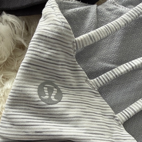 Lululemon Black and Gray Sports Bras - Picture 3 of 6